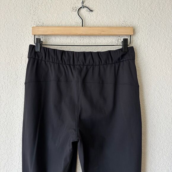 LULULEMON On The Fly Pants Charcoal Drawstring Waist Ankle Mid Rise - Picture 6 of 12
